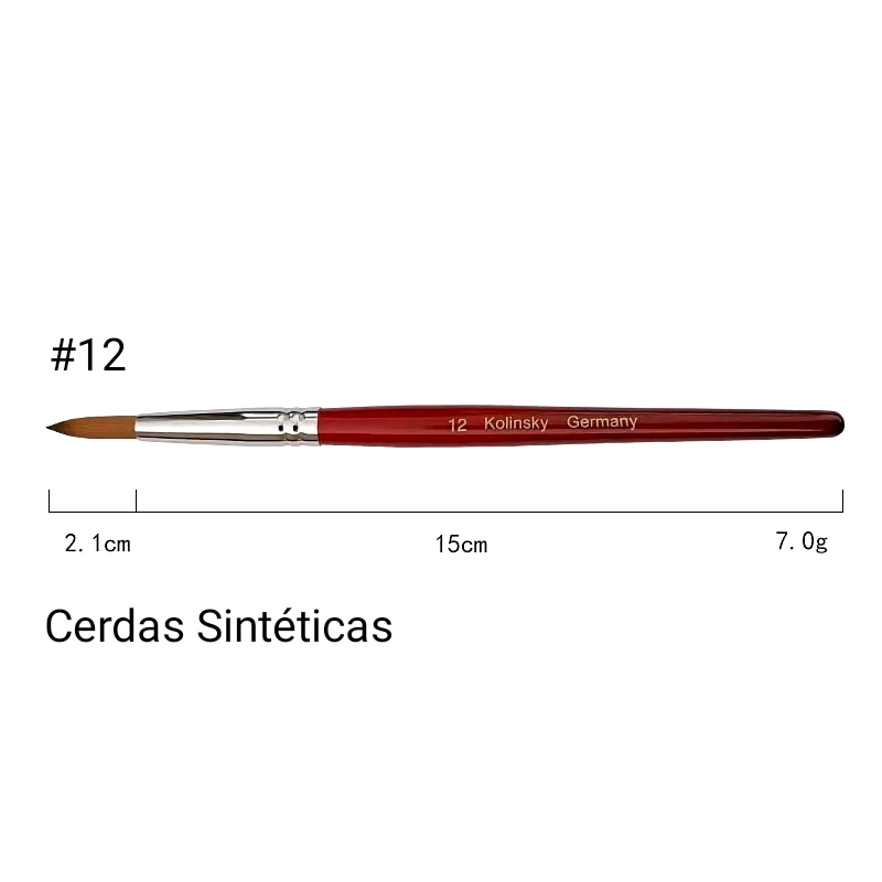 PINCEL KOLINSKY PARA RESINA (CERDAS SINTETICAS) - Imagen 3