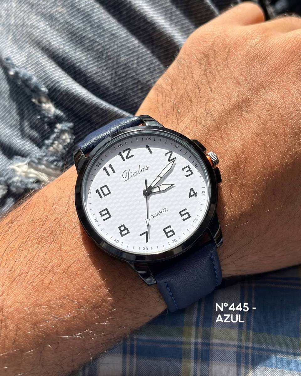 RELOJ N°445 AZUL