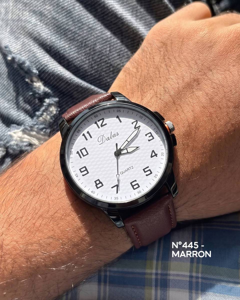 RELOJ N°445 MARRON
